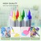 36 Colors Acrylic Paint Pens – Brush Tip Acrylic Markers, Waterproof & Quick-Drying, Perfect for Rock Painting, Glass, Wood, Egg, DIY Crafts & Art Projects